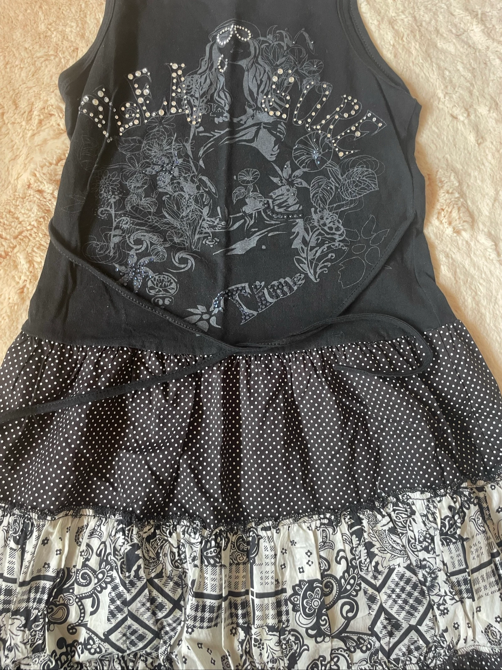 Boho-print jurk Anna Oliu maat 10 – photo 4